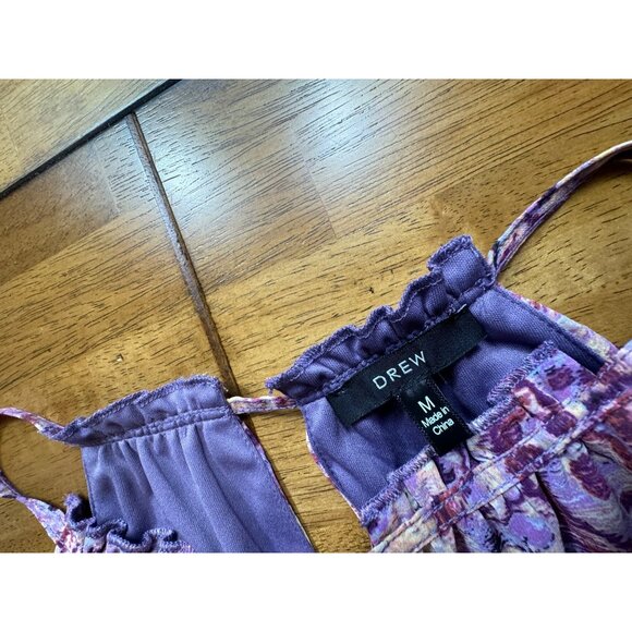 Anthropologie Drew Naomi Maxi Dress in Purple Plum EUC Size Medium - Picture 3 of 9